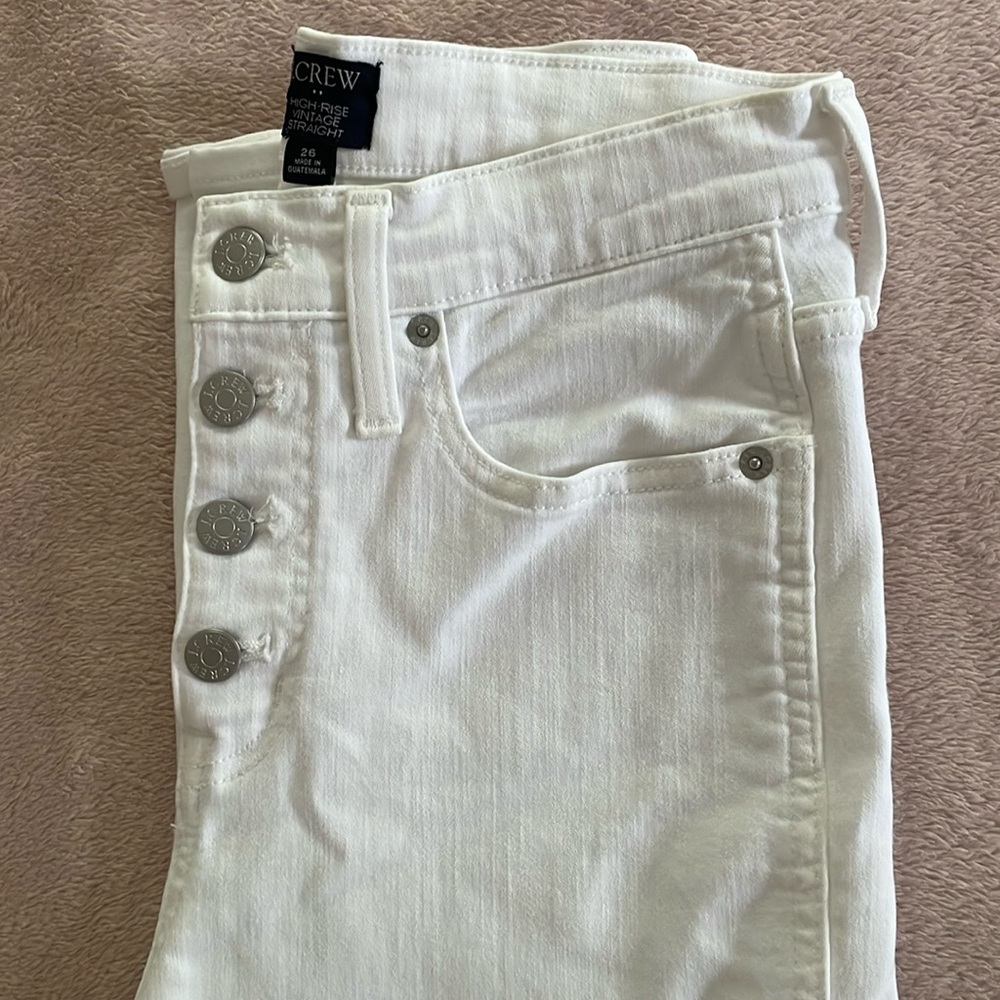 J Crew high rise vintage jeans